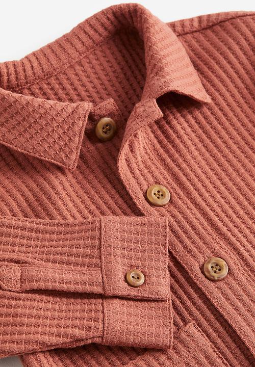 H&M - Sweatshirt cardigan - rust red