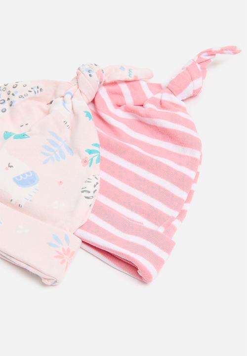 MINOTI - 2 pack hats - pink