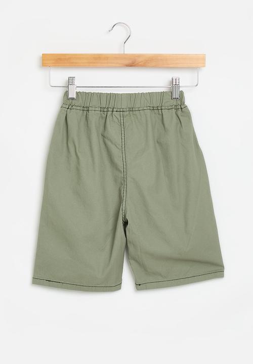 Pop Candy - Utility shorts - green