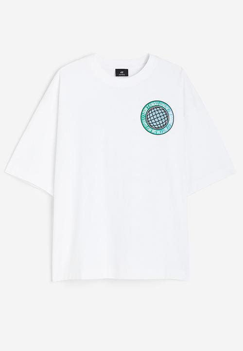 H&M - Oversized fit t-shirt - white somewhere 