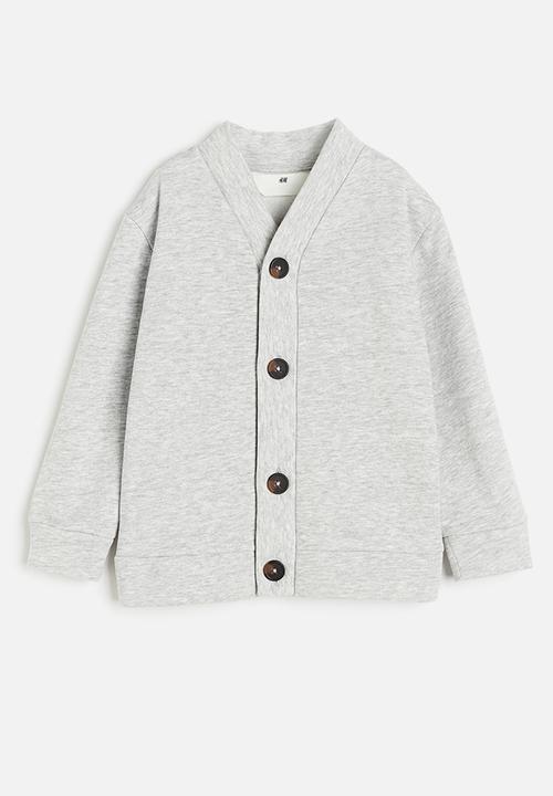 H&M - Sweatshirt cardigan - light grey marl 