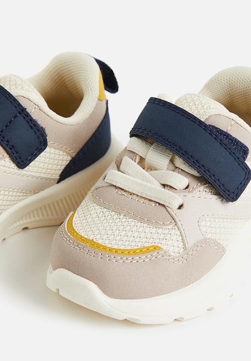 H&M - Trainers - navy blue & light greige