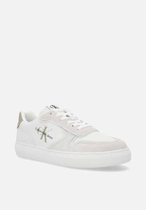 Calvin Klein - Casual cupsole irregular lines - white/ancient white