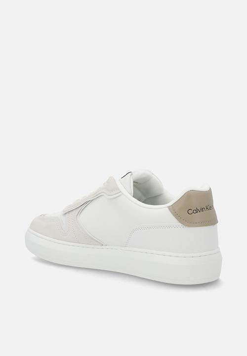 Calvin Klein - Casual cupsole irregular lines - white/ancient white