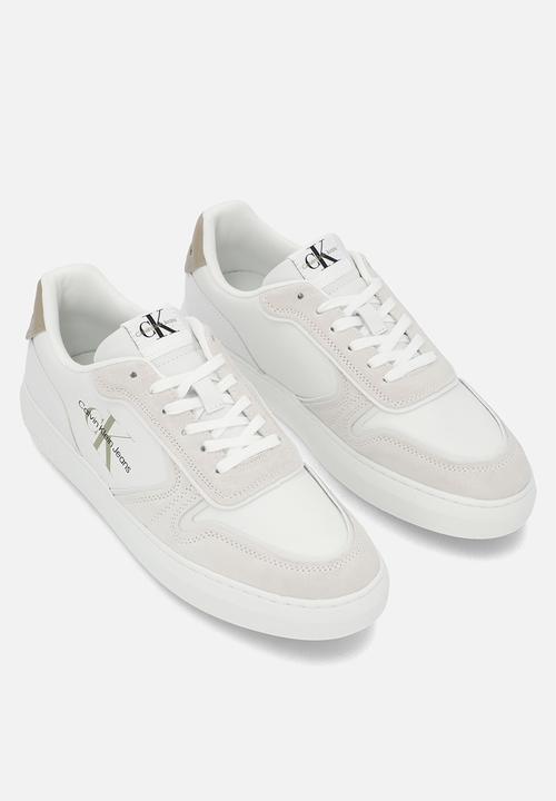 Calvin Klein - Casual cupsole irregular lines - white/ancient white