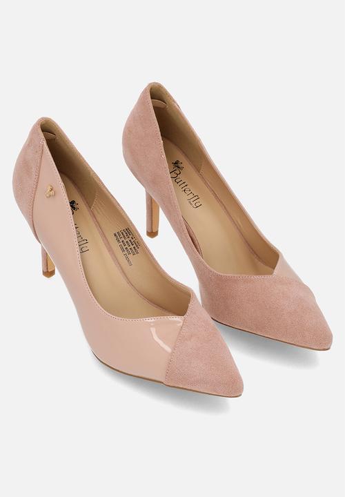 Butterfly Feet - Manola 1 court heel - pink