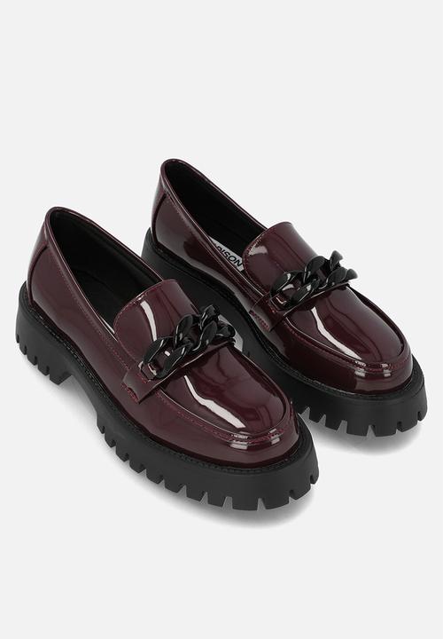 Madison® - Eli platform loafer - ox blood
