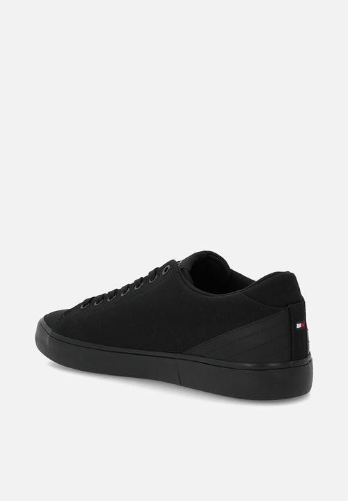 Tommy Hilfiger - Th hi vulc core low canvas - black