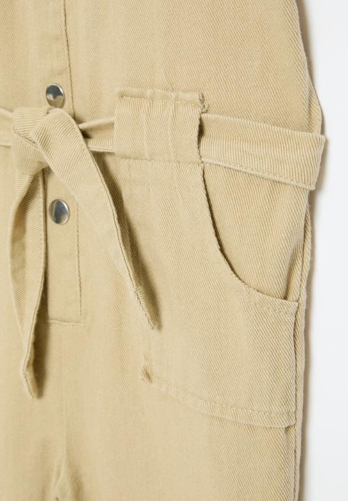 Pop Candy - Girls jumpsuit - beige