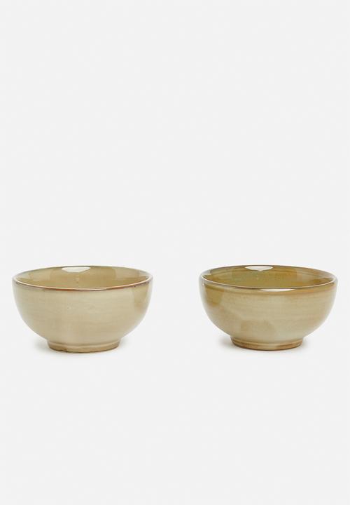Excellent Houseware - Bowl set of 2 - green 