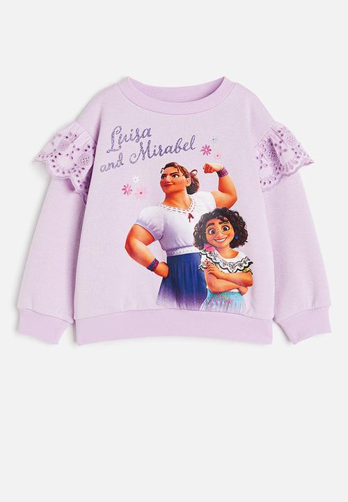H&M - Printed sweatshirt - light purple encanto 