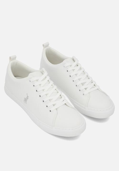 POLO - Basic pu sneaker - white