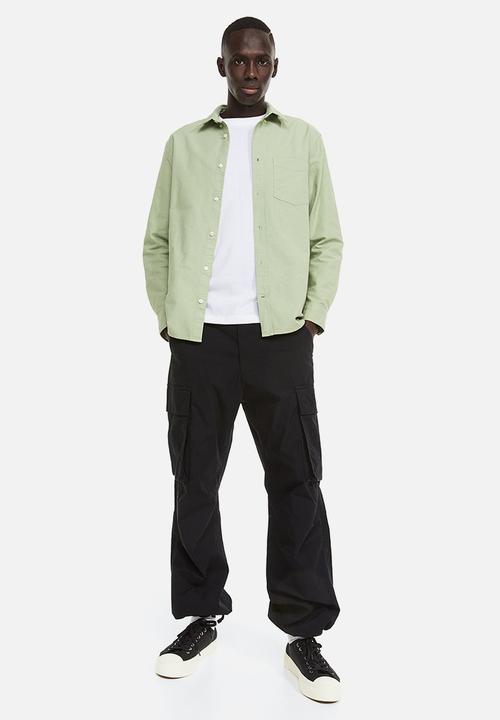 H&M - Regular fit oxford shirt -  pistachio green