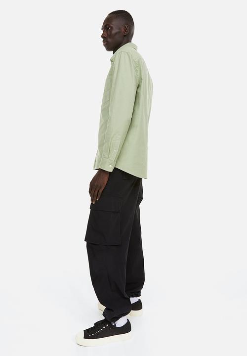 H&M - Regular fit oxford shirt -  pistachio green