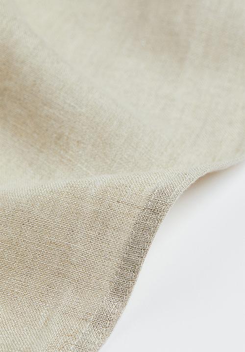 H&M - Linen table runner - light beige