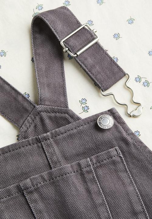 H&M - 2-piece cotton set - denim grey 