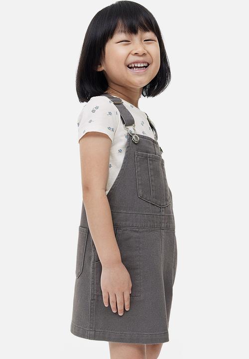 H&M - 2-piece cotton set - denim grey 