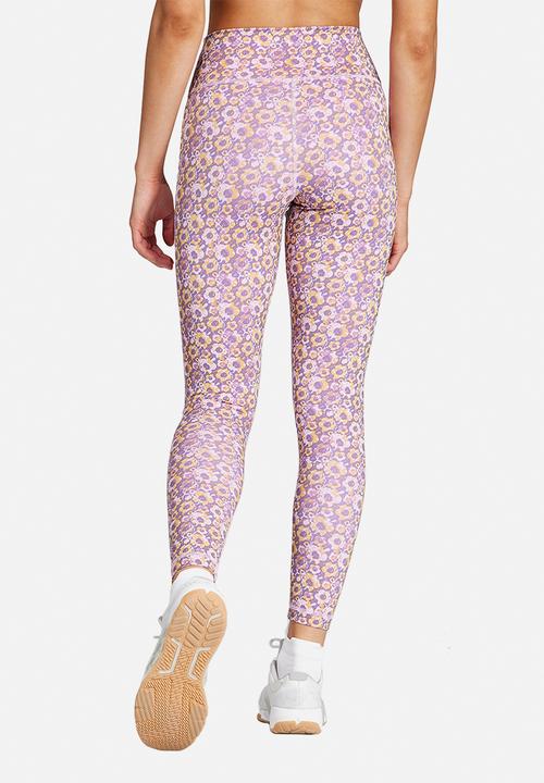 adidas Performance - Te aop tights - shadow violet
