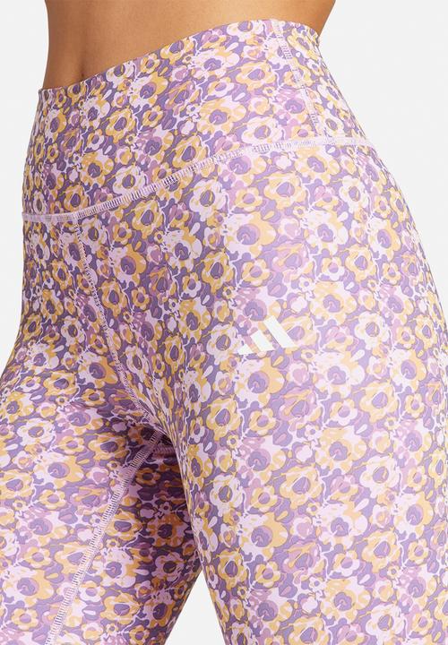 adidas Performance - Te aop tights - shadow violet