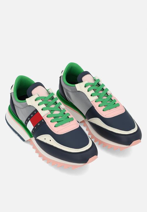 Tommy Hilfiger - Tommy jeans leather cleated runner - cosmetic peach 