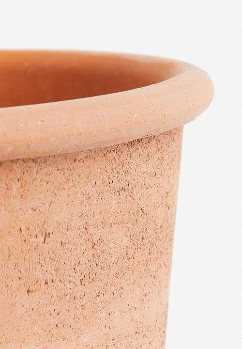 H&M - Large terracotta plant pot - terracotta 