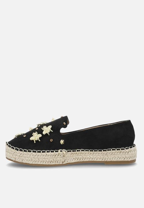 Viabeach - Ivory 3 espadrille - black