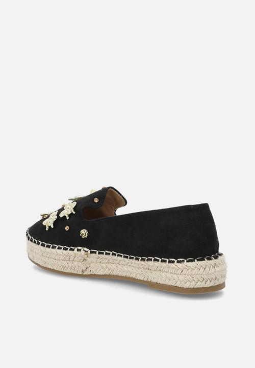 Viabeach - Ivory 3 espadrille - black