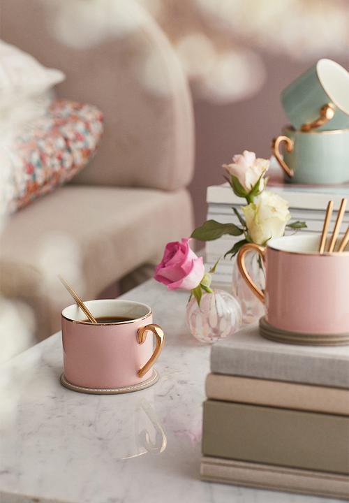 H&M - Porcelain cup - light pink 