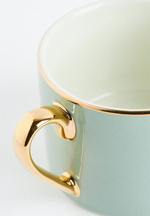 H&M - Porcelain cup - light green 