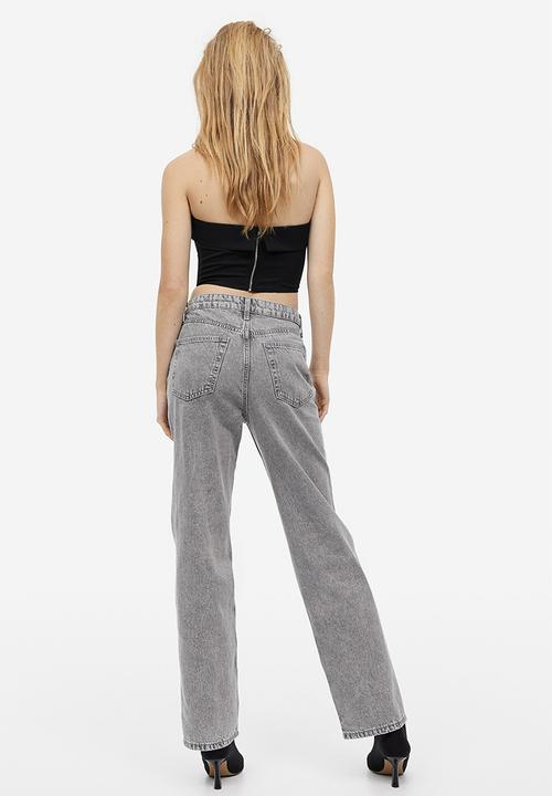 H&M - 90s Straight trousers - grey