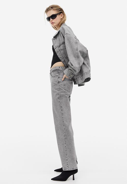 H&M - 90s Straight trousers - grey