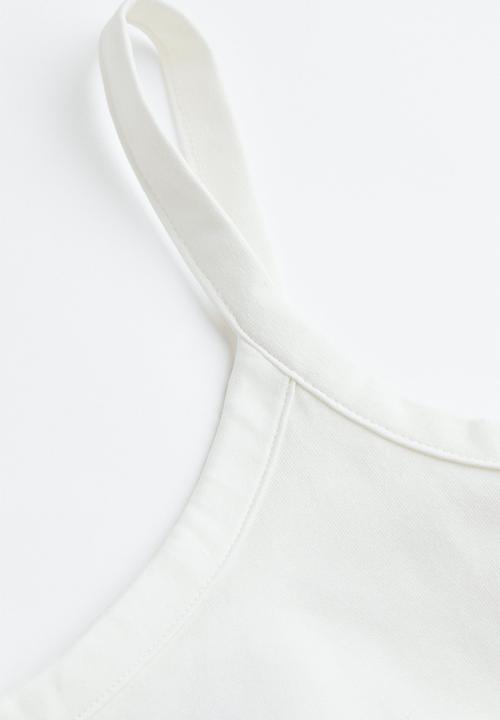 H&M - Cotton vest top - white