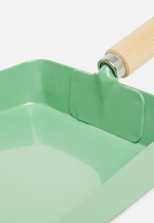 Excellent Houseware - Trady dustpan and brush - green