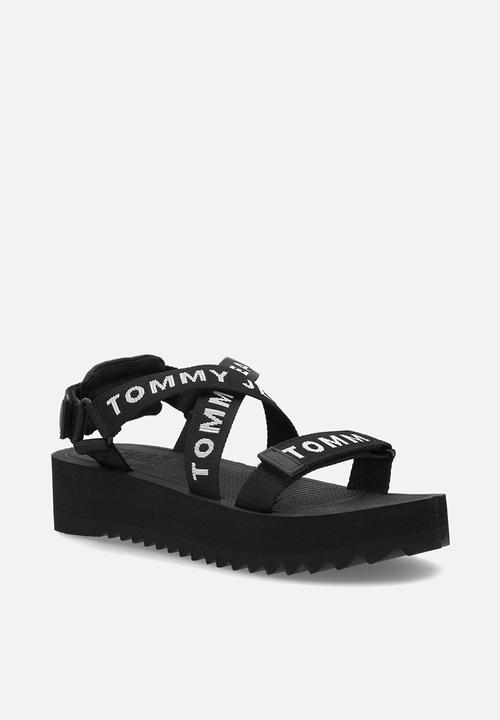 Tommy Hilfiger - Tommy jeans flatform sandal - black