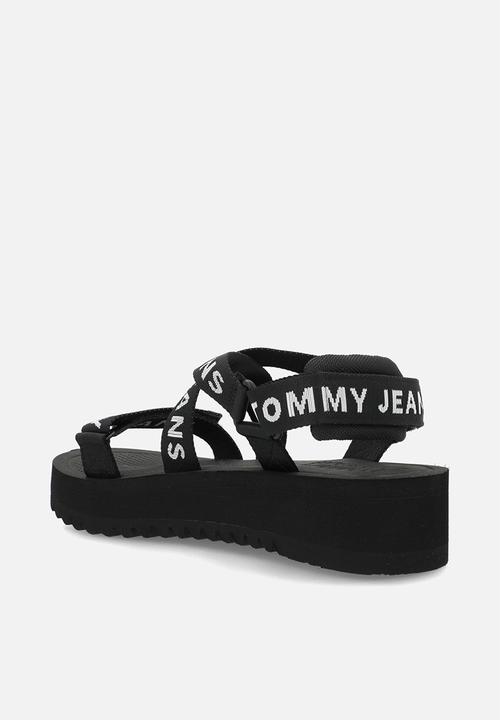 Tommy Hilfiger - Tommy jeans flatform sandal - black