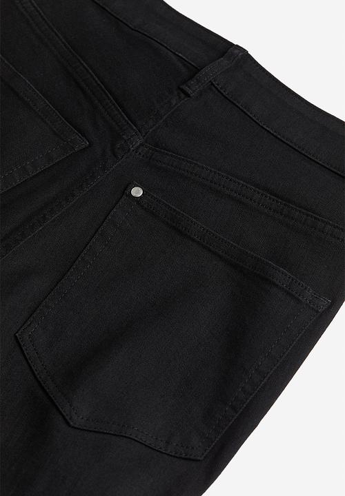 H&M - Curvy fit ultra high ankle jeggings - black