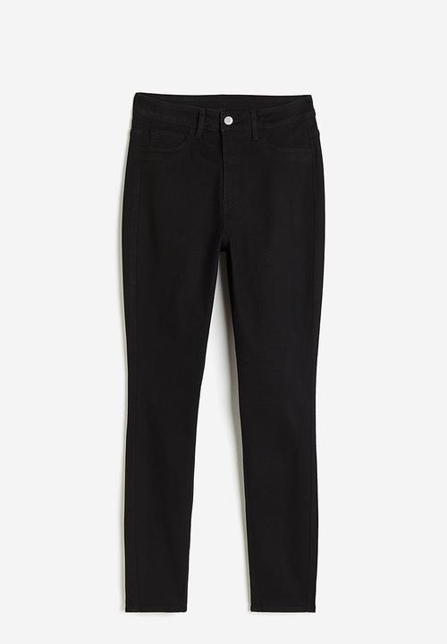 H&M - Curvy fit ultra high ankle jeggings - black