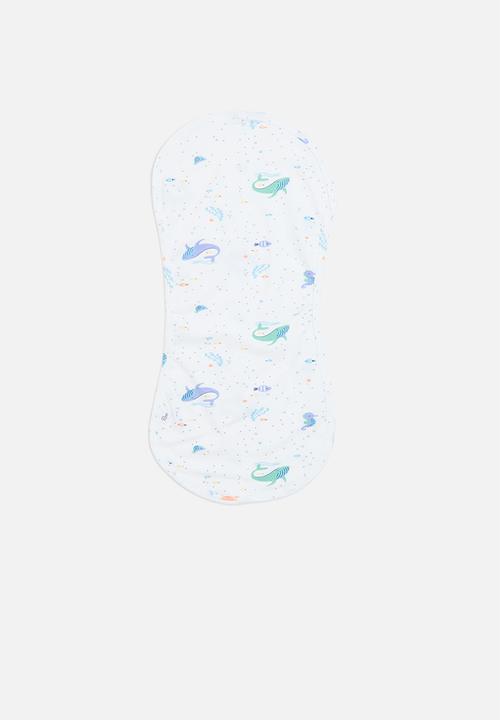 Ree Collective - Burp cloths ocean - blue & white 