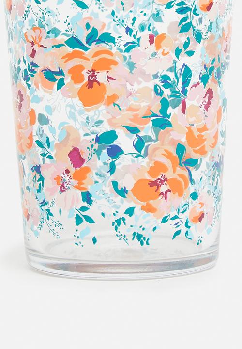 Excellent Houseware - Moira drinking glass set of 4 - pink