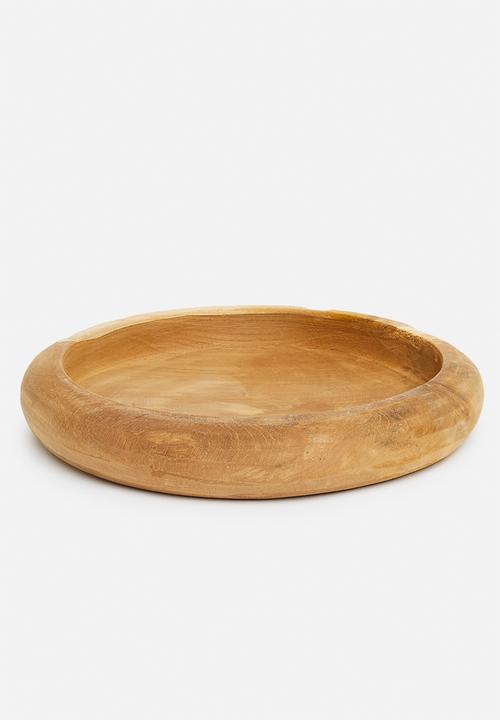 Teak platter - natural