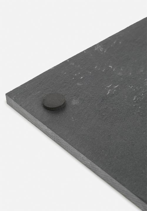 Excellent Houseware - Octo slate board - black
