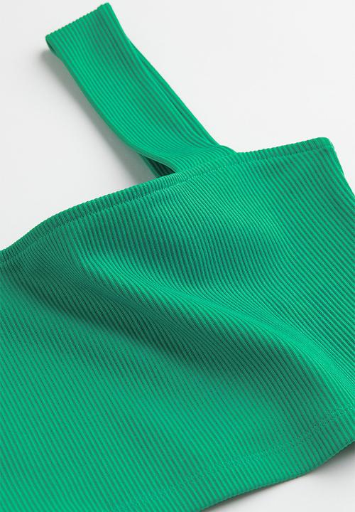 H&M - Cropped sleeveless top - green