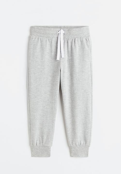 H&M - Jersey joggers -  light grey
