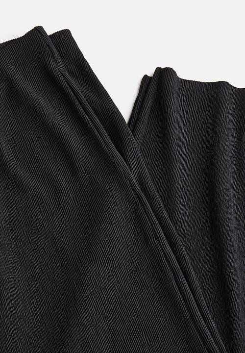 H&M - Wide trousers - black