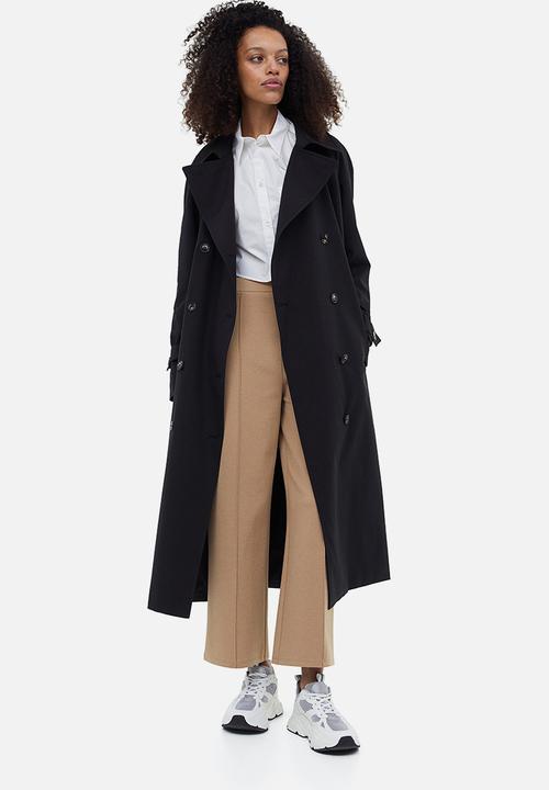 H&M - Wide tailored trousers - beige