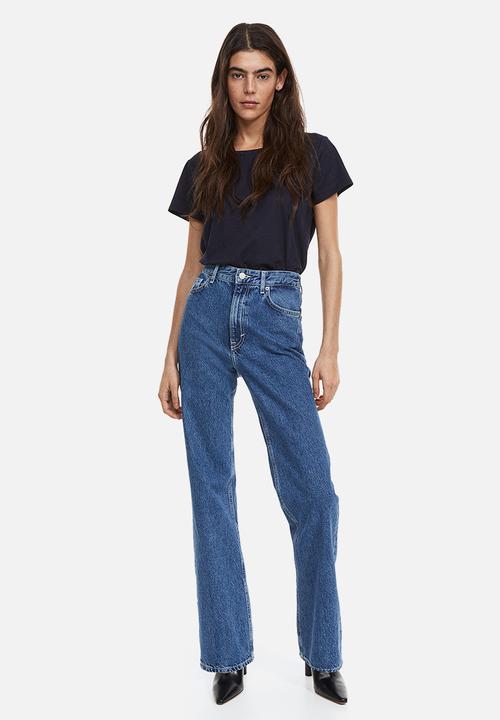 H&M - Cotton T-shirt - navy blue