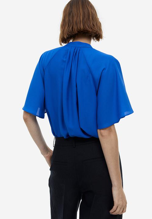 H&M - Chiffon blouse - bright blue