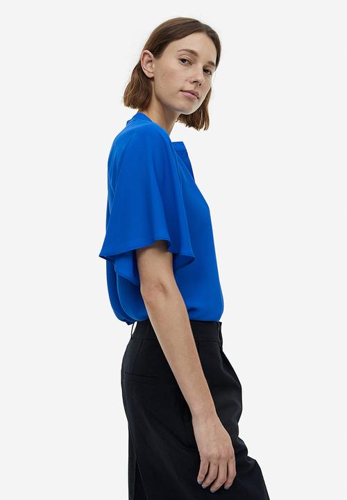 H&M - Chiffon blouse - bright blue