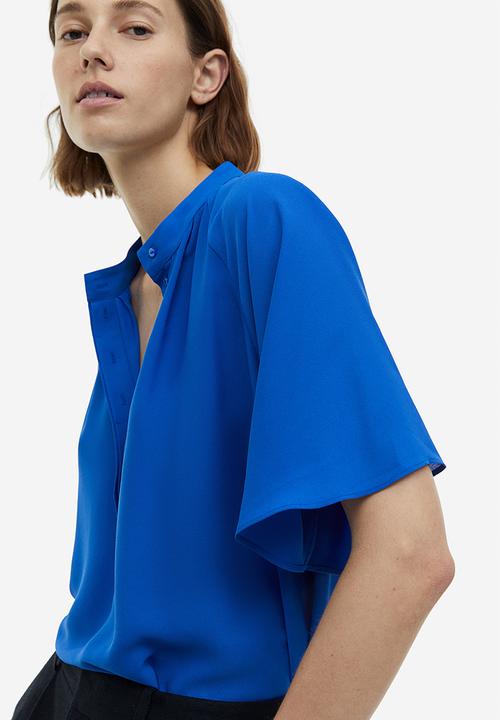H&M - Chiffon blouse - bright blue