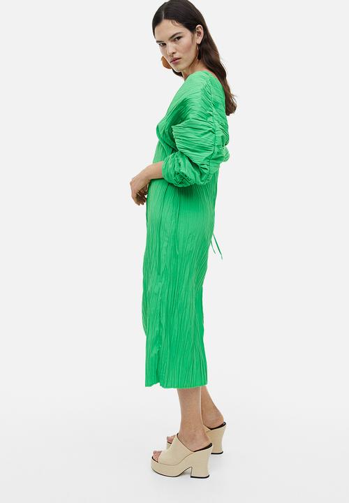 H&M - Voluminous dress - green